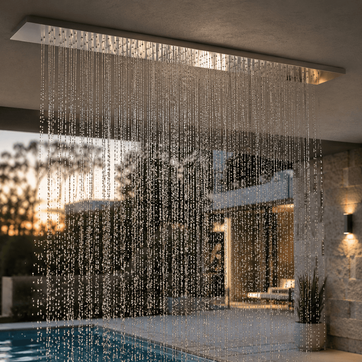 Cascata de Teto Efeito Chuva 1