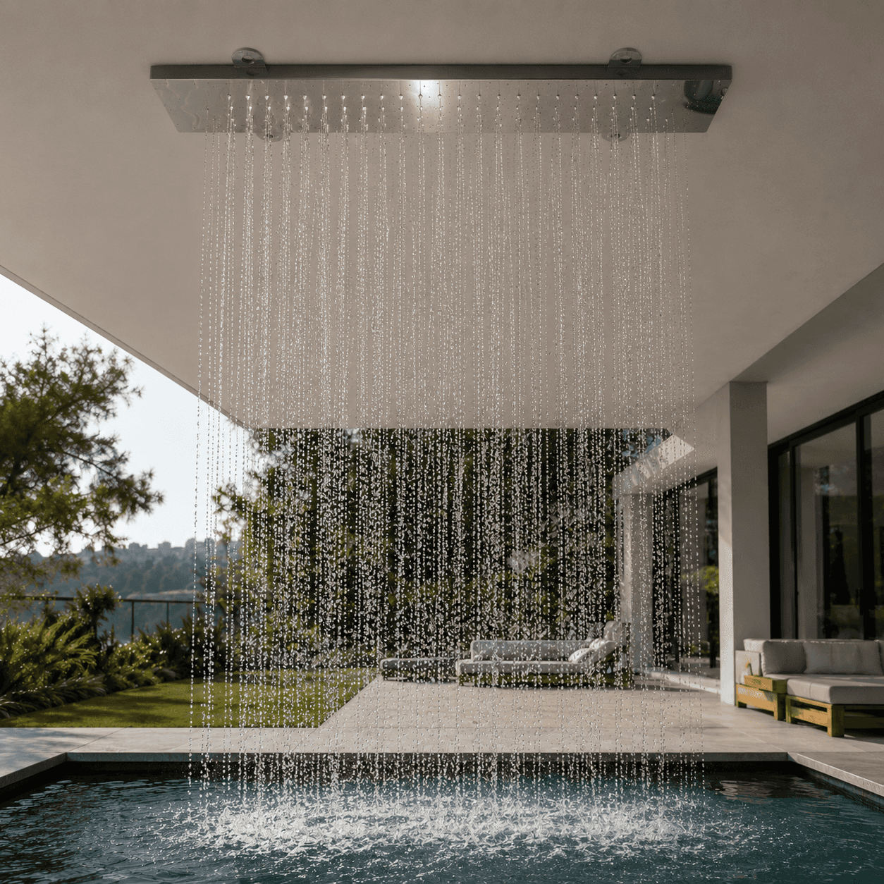 Cascata de Teto Efeito Chuva 3