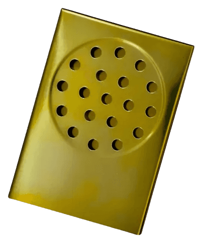 Ralo Box Pratico colorido dourado gold