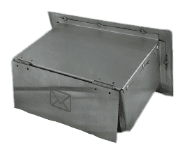 Caixa de correio de inox modelo 2