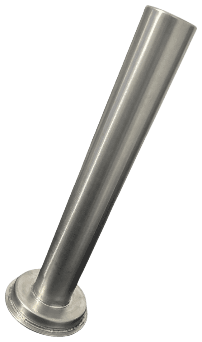 Tubo chumbador de inox para fixacao de mesa e banco