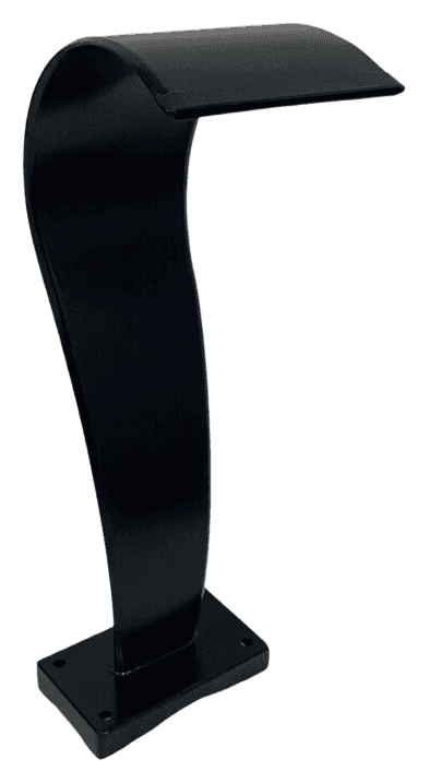 Cascata High Tec Naja colorida preto fosco em inox