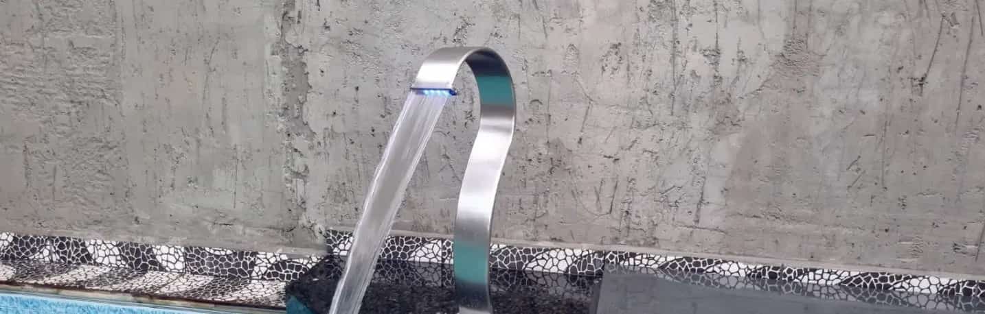 Cascata Slim Design & Lazer Aço Inox 70cm 7cm | Inox Reis