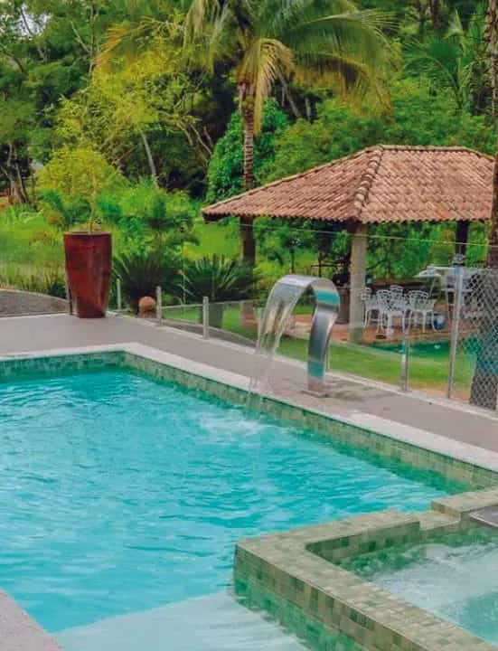 Cascata Para Banheira Spa 14x20 cm Aço Inox Preto Fosco | Inox Reis