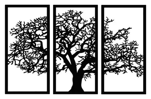 Quadro Arvore da Vida em inox
