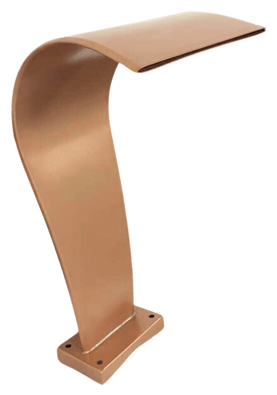 Cascata High Tec Naja colorida rose gold em inox pintura eletrostatica